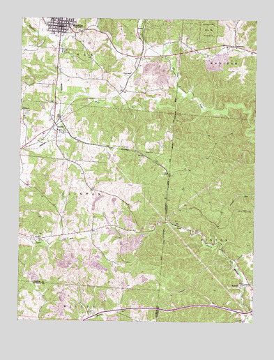 McArthur, OH USGS Topographic Map