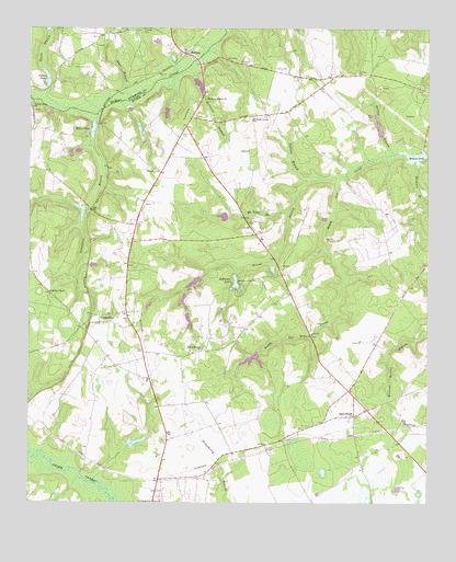 McBean, GA USGS Topographic Map