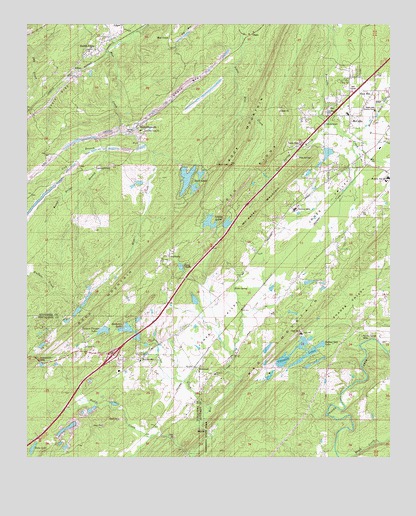 McCalla, AL USGS Topographic Map