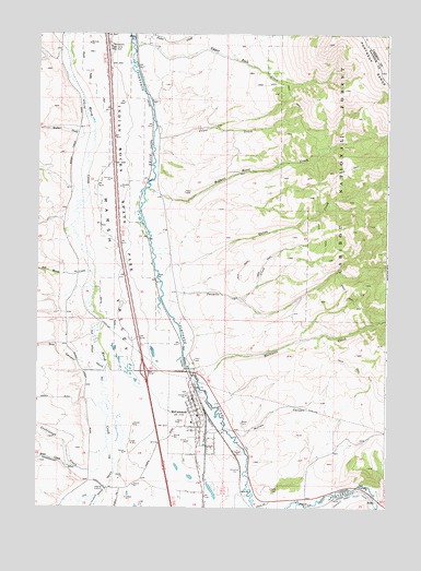 McCammon, ID USGS Topographic Map