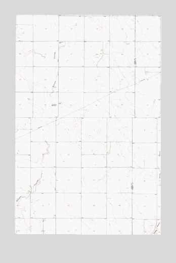 McCarters Lake SE, MT USGS Topographic Map