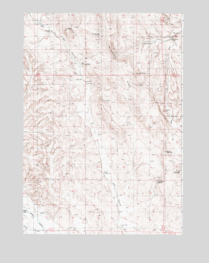 McCarthy Ridge, OR USGS Topographic Map