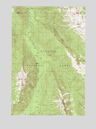McCartney Peak, WA USGS Topographic Map