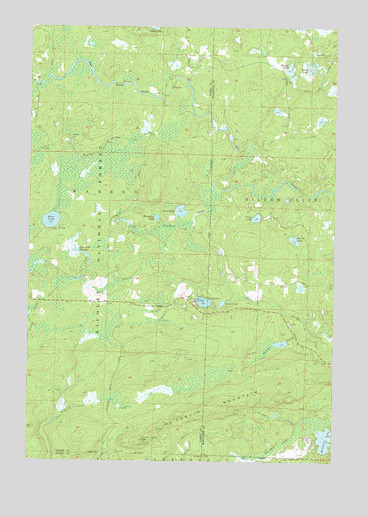 McCaslin Mountain, WI USGS Topographic Map