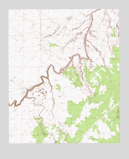 McCauley Sinks, AZ USGS Topographic Map