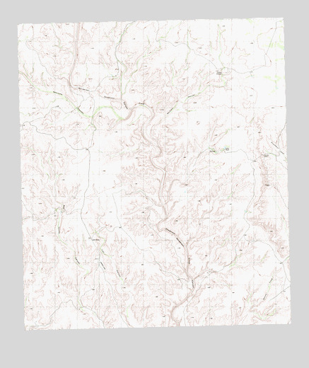 McClain Canyon, TX USGS Topographic Map