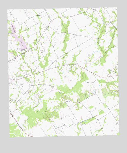 McClanahan, TX USGS Topographic Map