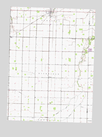 McClure, OH USGS Topographic Map