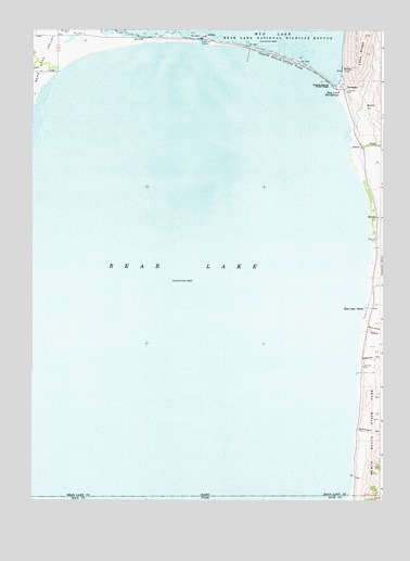 Bear Lake North, ID USGS Topographic Map