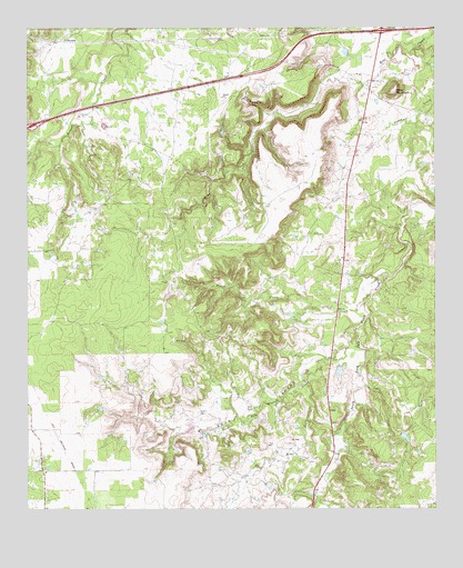 Bear Mountain, TX USGS Topographic Map
