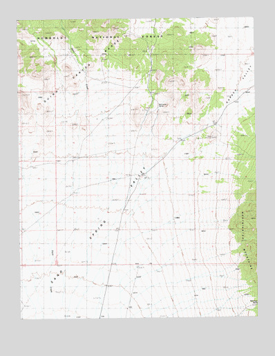 McCutchen Spring, NV USGS Topographic Map