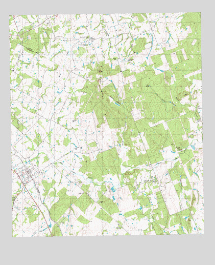 McDade, TX USGS Topographic Map
