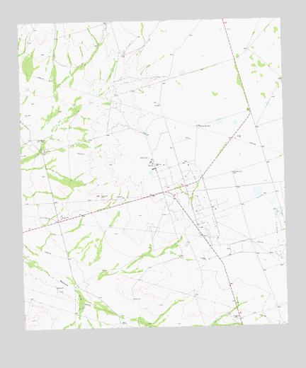 McElroy Ranch, TX USGS Topographic Map