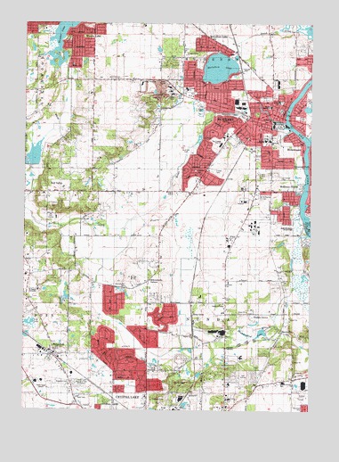 McHenry, IL USGS Topographic Map