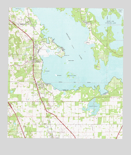 McIntosh, FL USGS Topographic Map