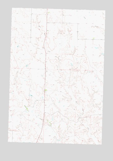 McIntosh SE, SD USGS Topographic Map