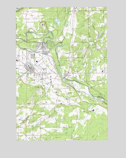 McKenna, WA USGS Topographic Map
