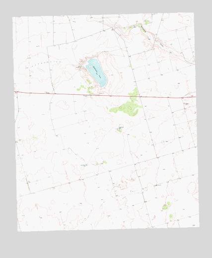McKenzie Lake, TX USGS Topographic Map