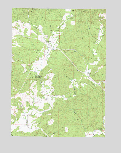 McKinley, OR USGS Topographic Map