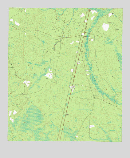 McKinnon, GA USGS Topographic Map