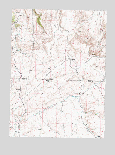 Bear Spring, WY USGS Topographic Map