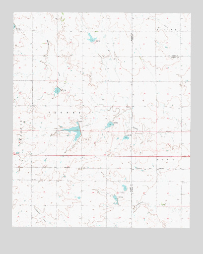 McQueen, OK USGS Topographic Map