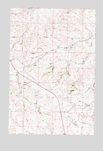 McRae Springs, MT USGS Topographic Map