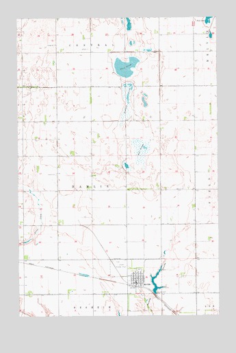 McVille, ND USGS Topographic Map