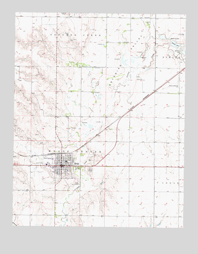 Meade, KS USGS Topographic Map