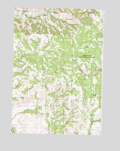 Meadow Brook Summit, OR USGS Topographic Map