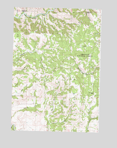 Meadow Brook Summit, OR USGS Topographic Map