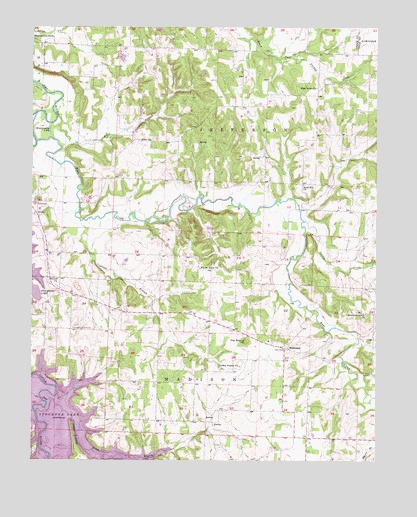 Bearcreek, MO USGS Topographic Map