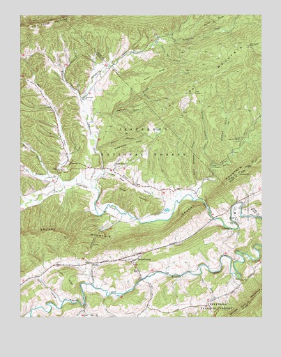 Mechanicsburg, VA USGS Topographic Map