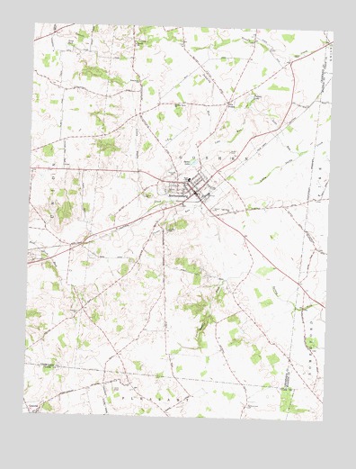 Mechanicsburg, OH USGS Topographic Map