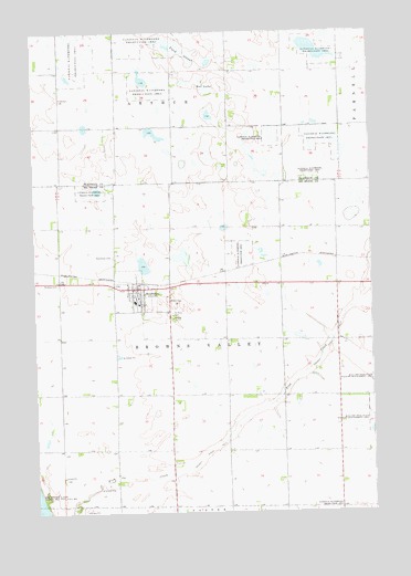 Beardsley, MN USGS Topographic Map
