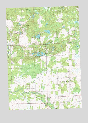 Medford NW, WI USGS Topographic Map
