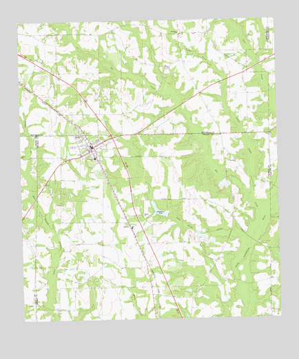 Meigs, GA USGS Topographic Map