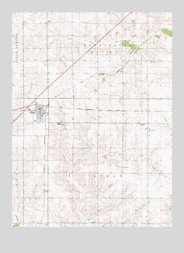 Melbourne, IA USGS Topographic Map