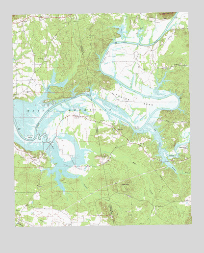 Melson, GA USGS Topographic Map
