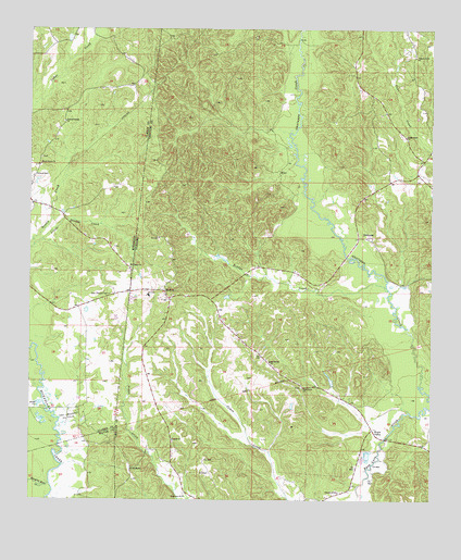 Melvin, AL USGS Topographic Map
