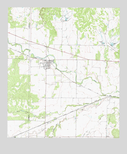 Melvin, TX USGS Topographic Map