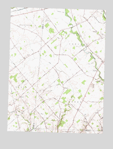 Memphis, OH USGS Topographic Map