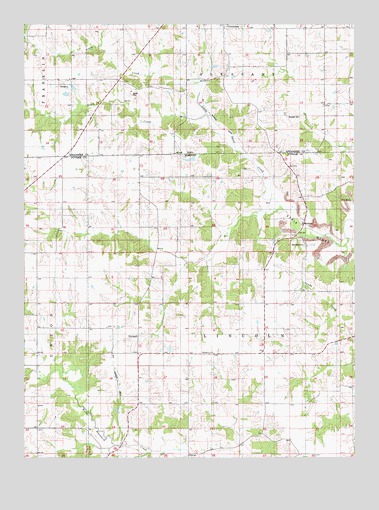 Mendota, MO USGS Topographic Map