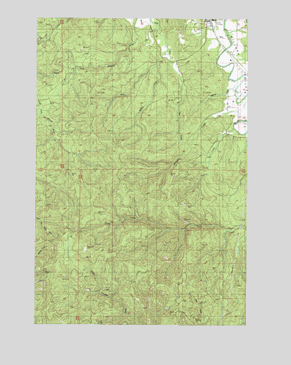 Menlo, WA USGS Topographic Map