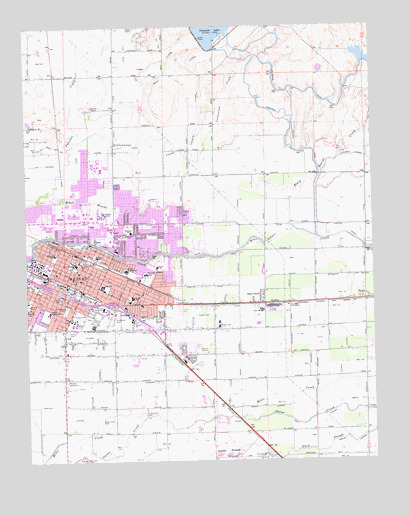 Merced, CA USGS Topographic Map