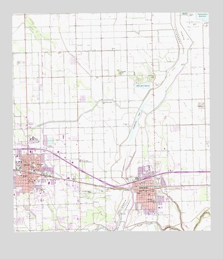 Mercedes, TX USGS Topographic Map