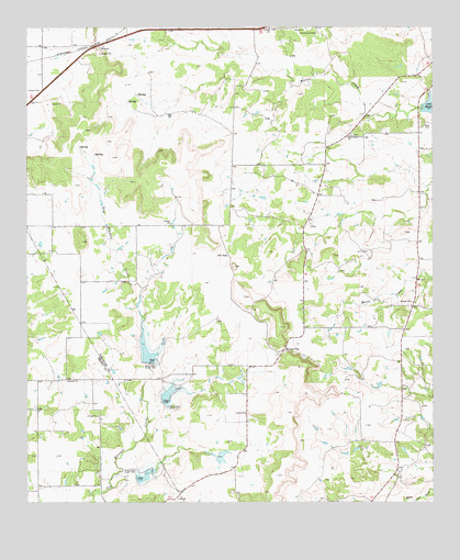 Mercers Gap, TX USGS Topographic Map
