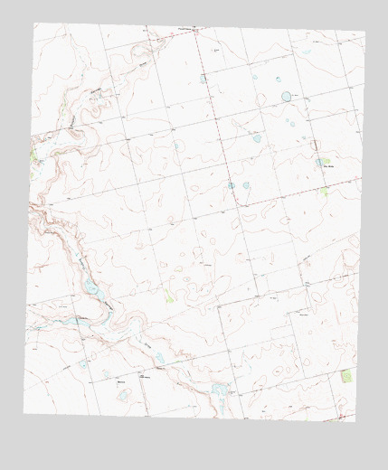 Merrick, TX USGS Topographic Map