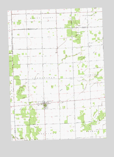 Merrill, MI USGS Topographic Map