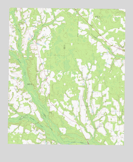 Mershon, GA USGS Topographic Map